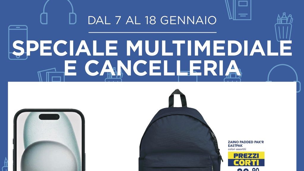 Volantino Esselunga Multimediale e Cancelleria