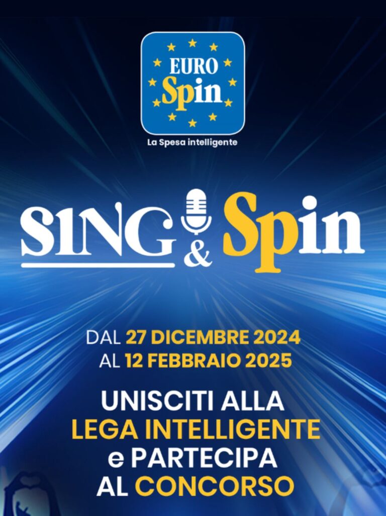 Sing&Spin: Eurospin lancia il concorso che unisce musica e premi straordinari!