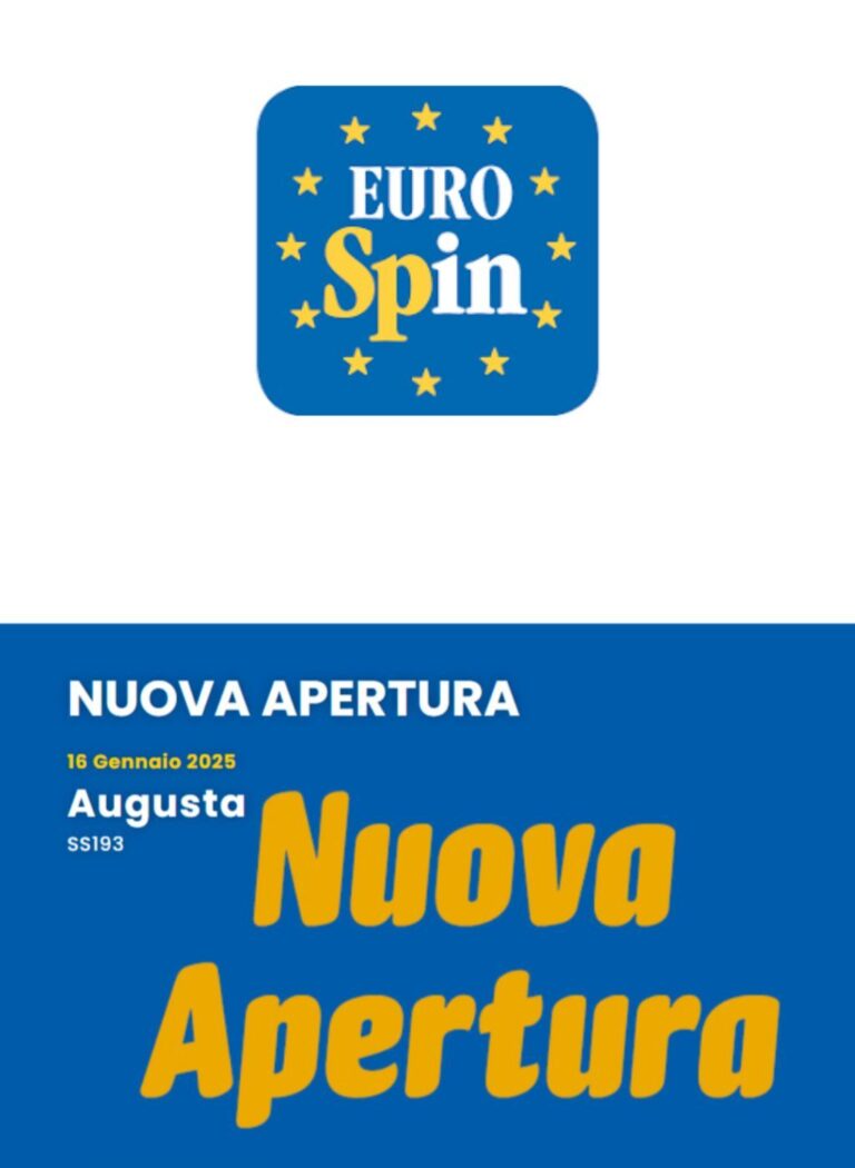 Nuova apertura Eurospin ad Augusta