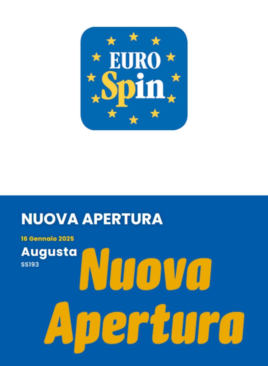 Nuova apertura Eurospin ad Augusta