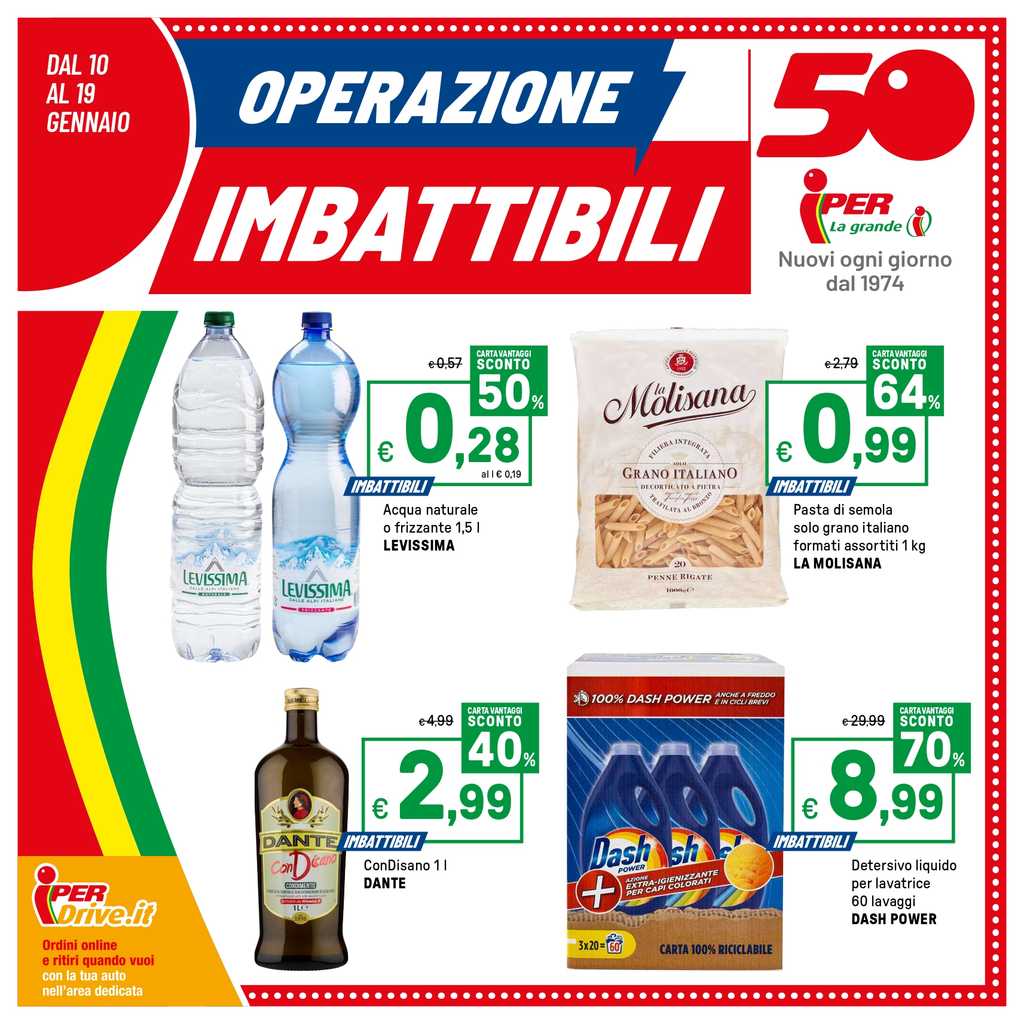 Volantino Iper dal 10 al 19 gennaio 2025