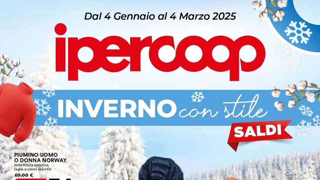 Volantino Ipercoop Inverno con Stile