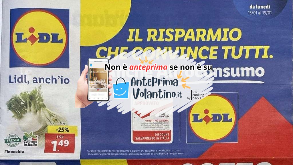 Volantino Lidl dal 13 al 19 gennaio 2025