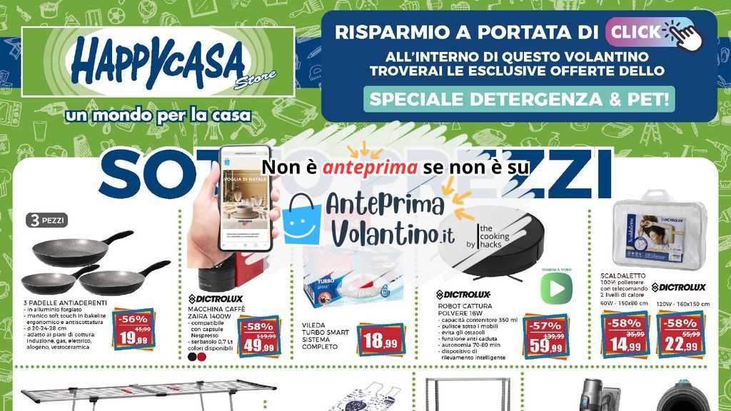 Volantino Happy Casa dal 22 gennaio al 5 febbraio 2025