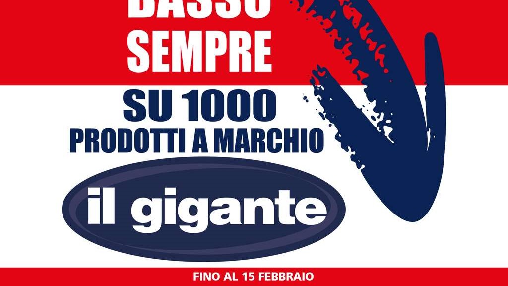Volantino Il Gigante Speciale Prezzo Basso Sempre fino al 15 febbraio 2025