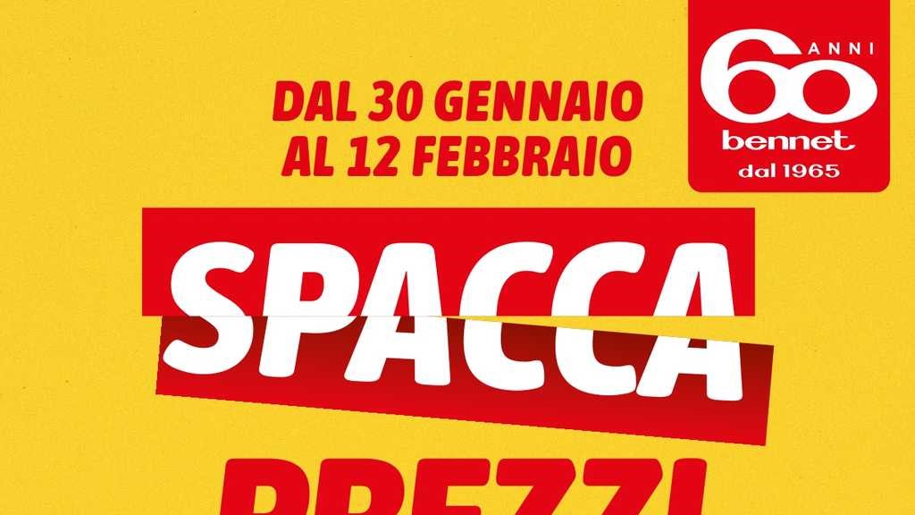 Volantino Bennet dal 30 gennaio al 12 febbraio 2025