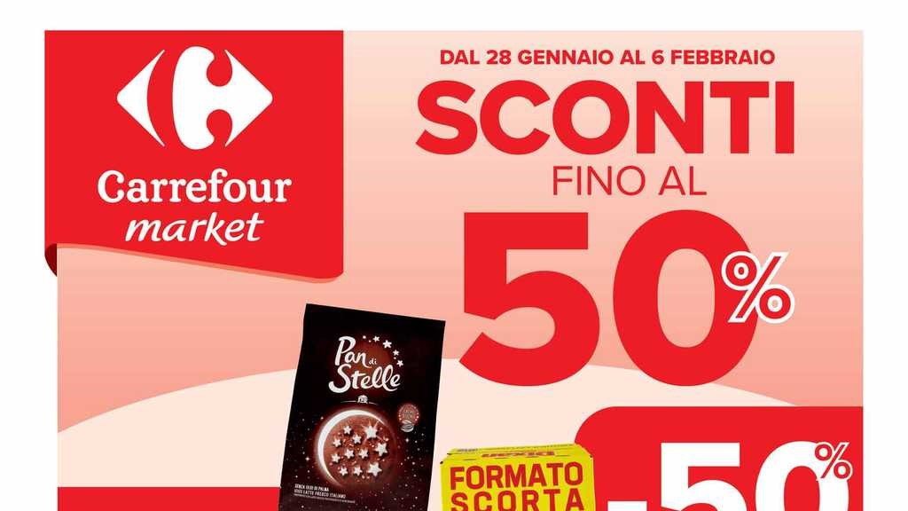 Volantino Carrefour Market dal 28 gennaio al 6 febbraio 2025