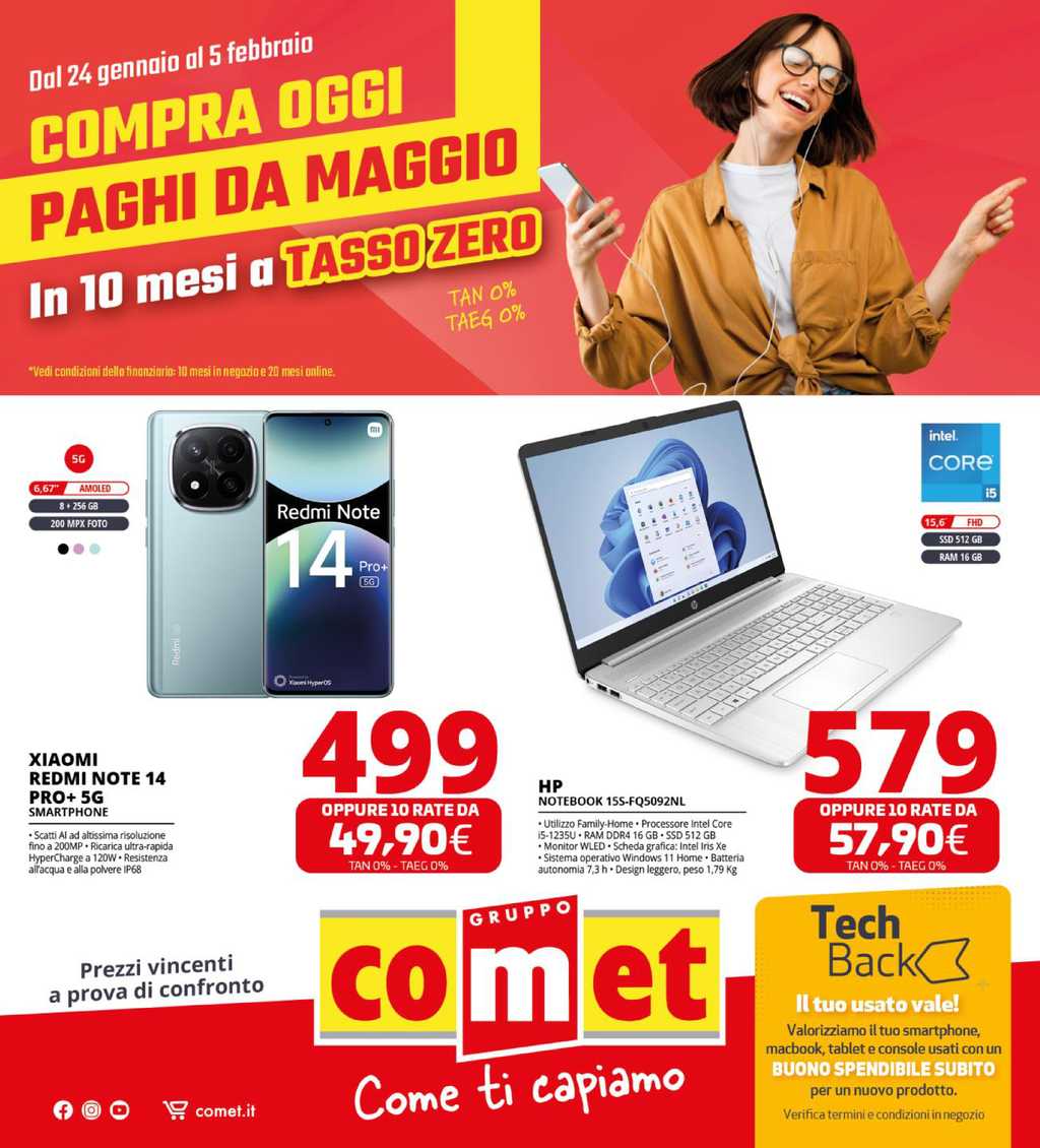 Volantino Comet dal 24 gennaio al 5 febbraio 2025
