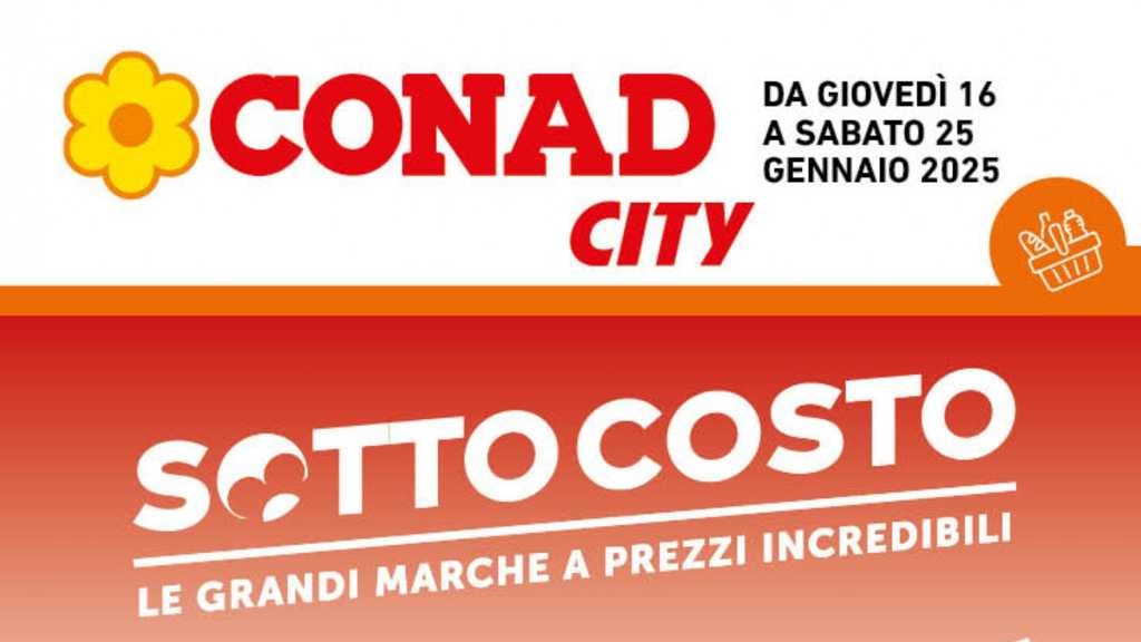 Volantino Conad City Campania dal 16 al 25 gennaio 2025