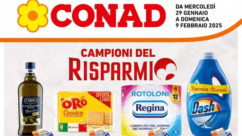 Volantino Conad Lazio dal 29 gennaio al 9 febbraio 2025