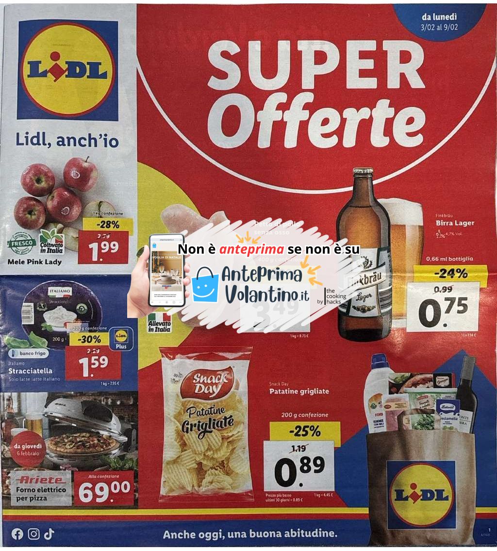 Volantino Lidl dal 3 al 9 febbraio 2025