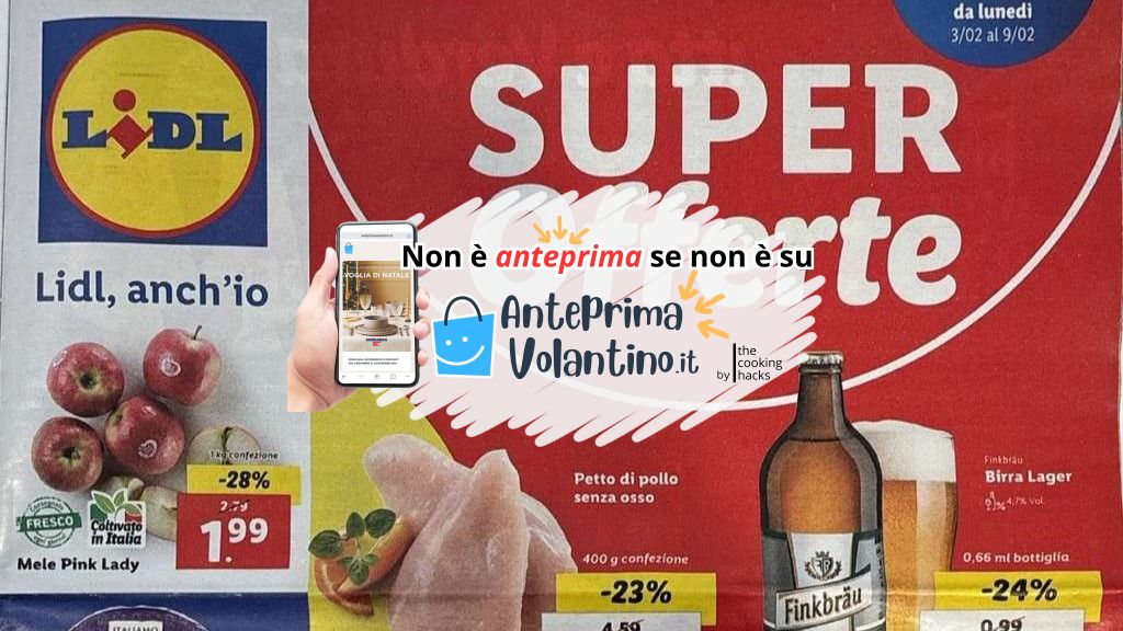 Volantino Lidl dal 3 al 9 febbraio 2025