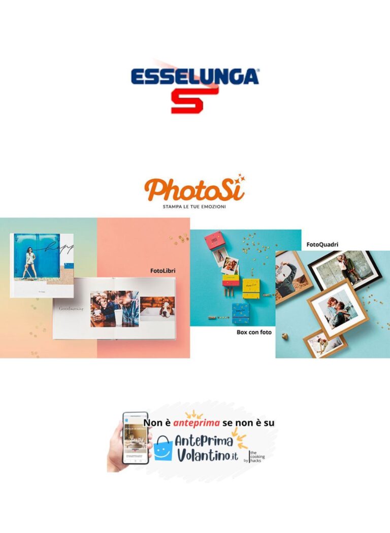 Esselunga e Photosì: stampa le tue foto e rivivi i momenti più belli