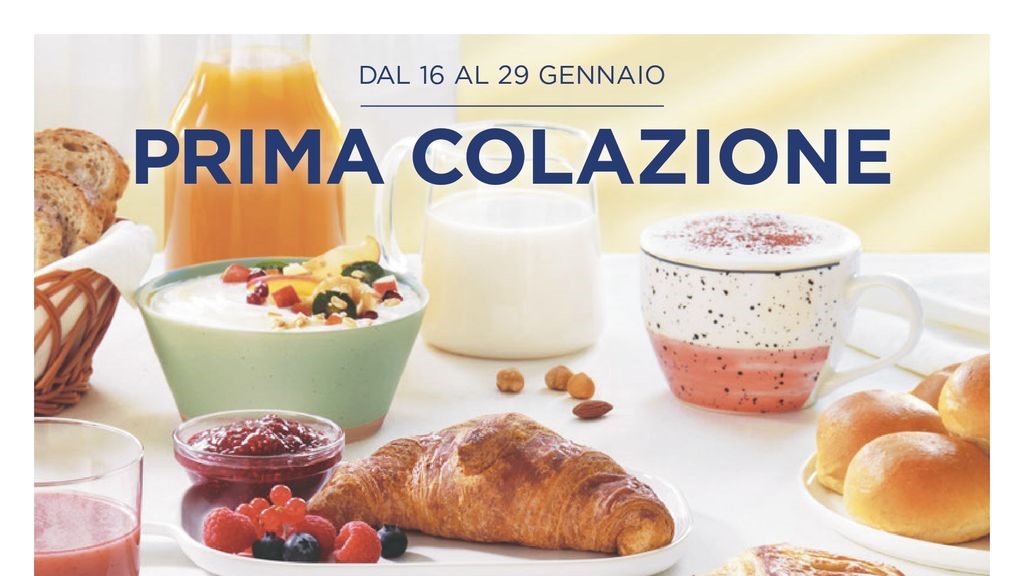 Volantino Esselunga Prima Colazione dal 16 al 29 gennaio 2025