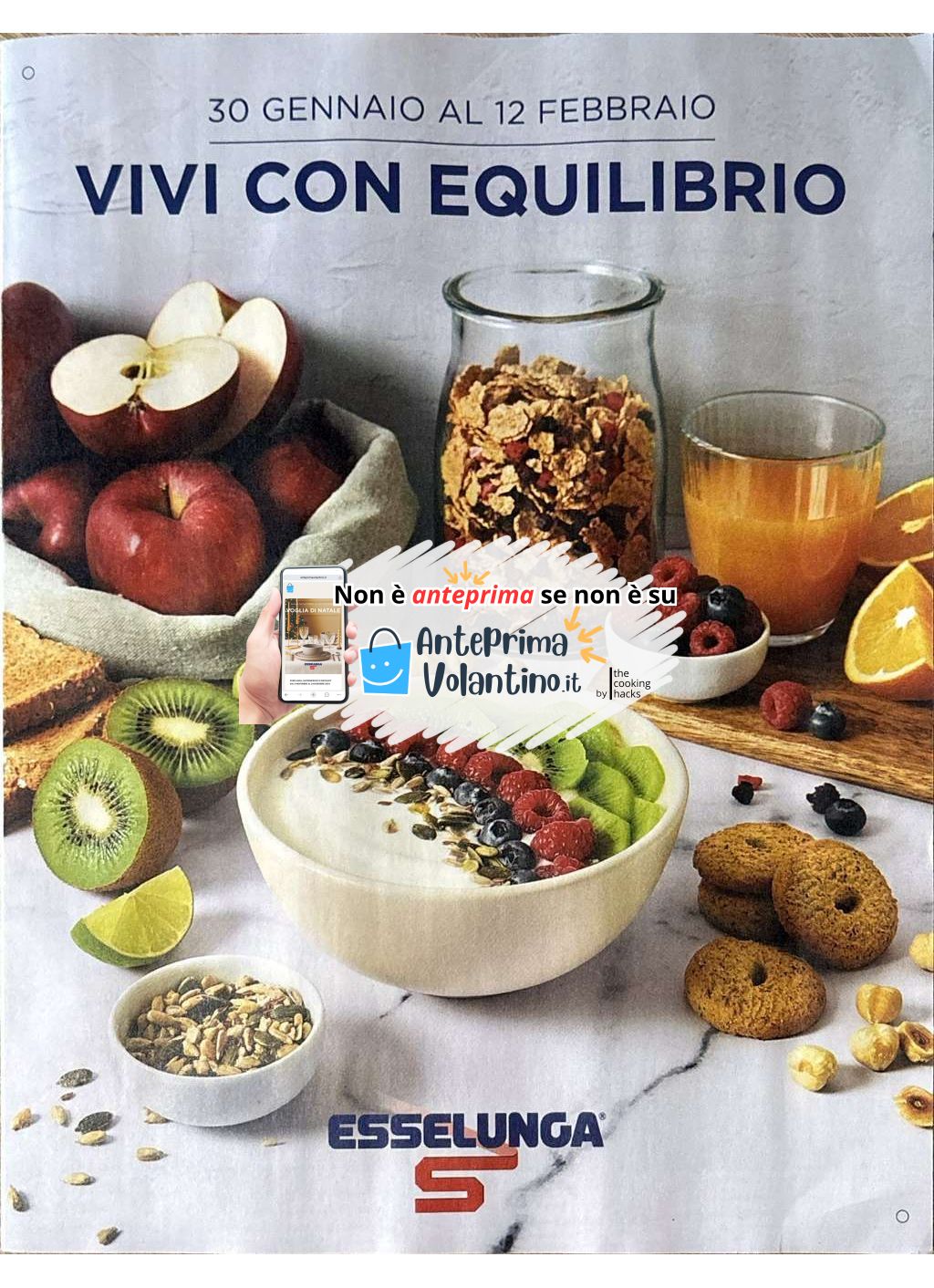 Volantino Esselunga Speciale Vivi con Equilibrio dal 30 gennaio al 12 febbraio 2025
