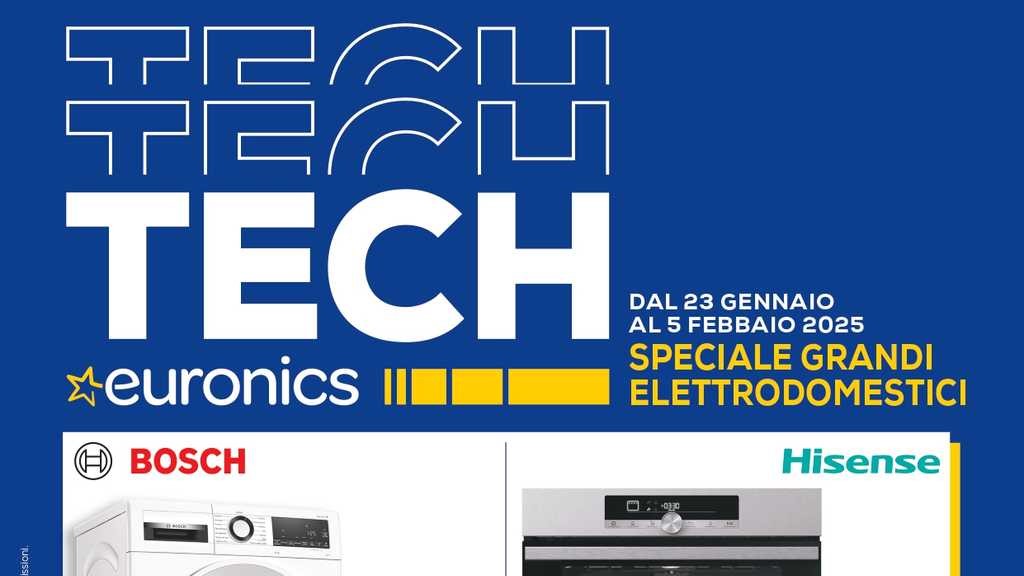Volantino Euronics Grandi Elettrodomestici fino al 5 febbraio 2025