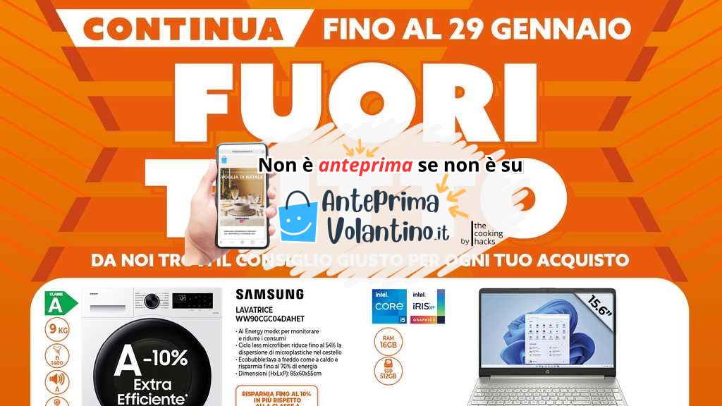 Volantino Expert dal 16 al 29 gennaio 2025