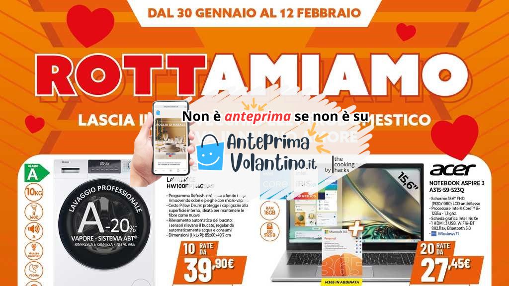 Volantino Expert dal 30 gennaio al 12 febbraio 2025