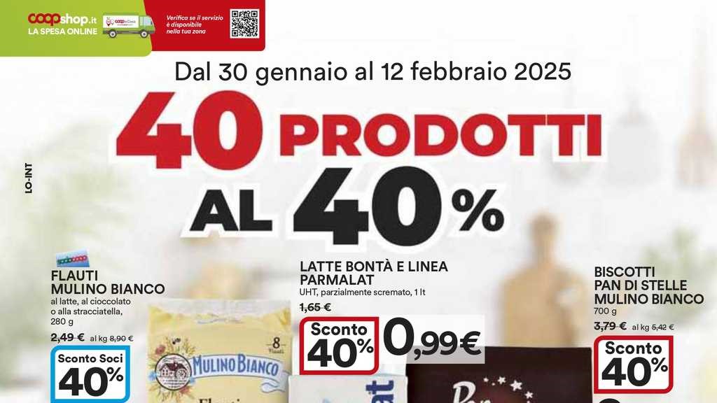 Volantino Ipercoop dal 30 gennaio al 12 febbraio 2025