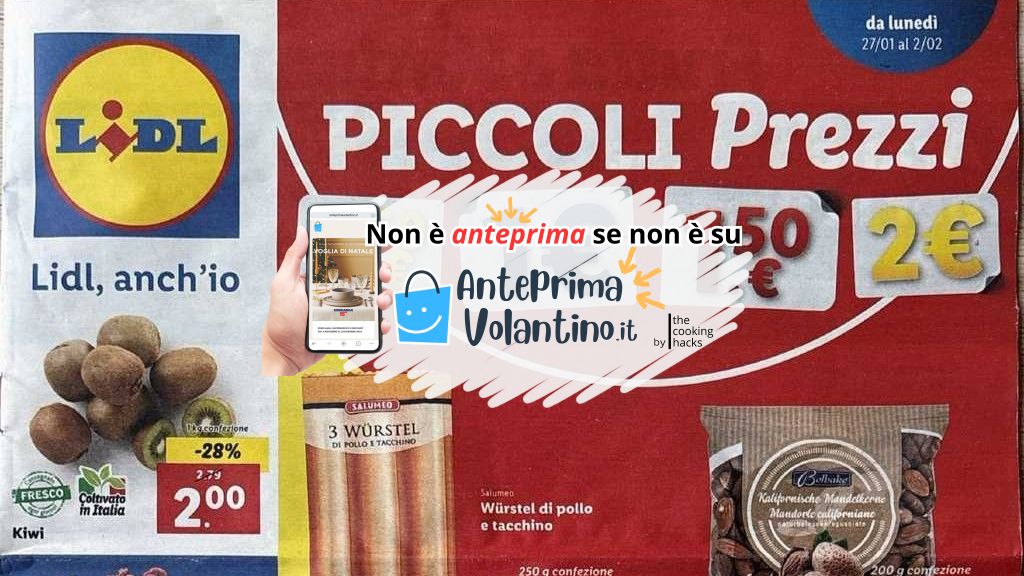 Volantino Lidl dal 27 gennaio al 2 febbraio 2025