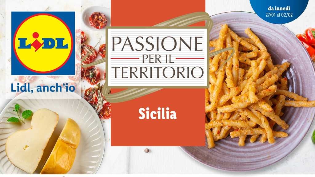 Volantino Lidl Speciale Sicilia fino al 2 febbraio 2025