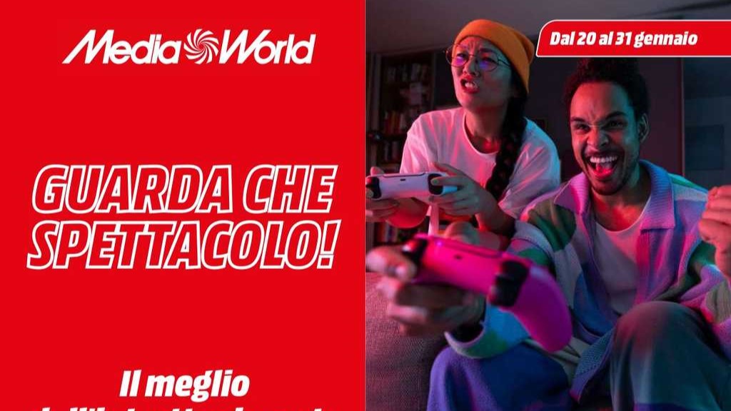 Volantino Mediaworld “Guarda che Spettacolo” dal 20 al 31 gennaio 2025