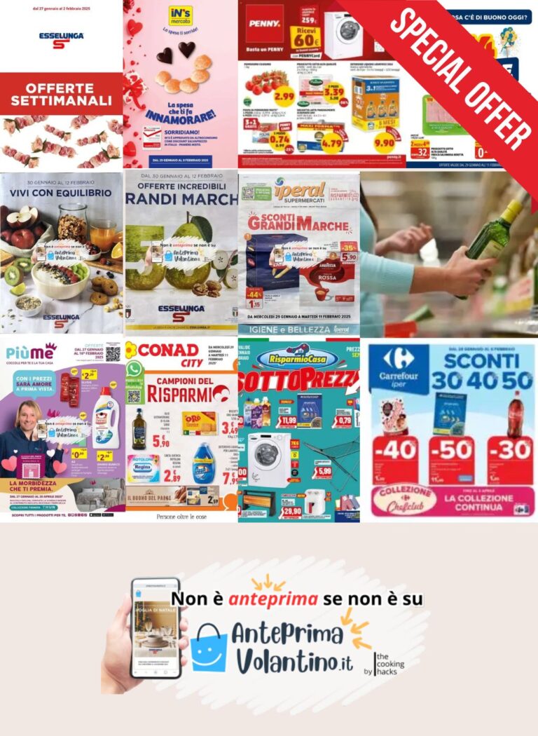 Guida al risparmio per la spesa settimanale dal 27 gennaio 2025
