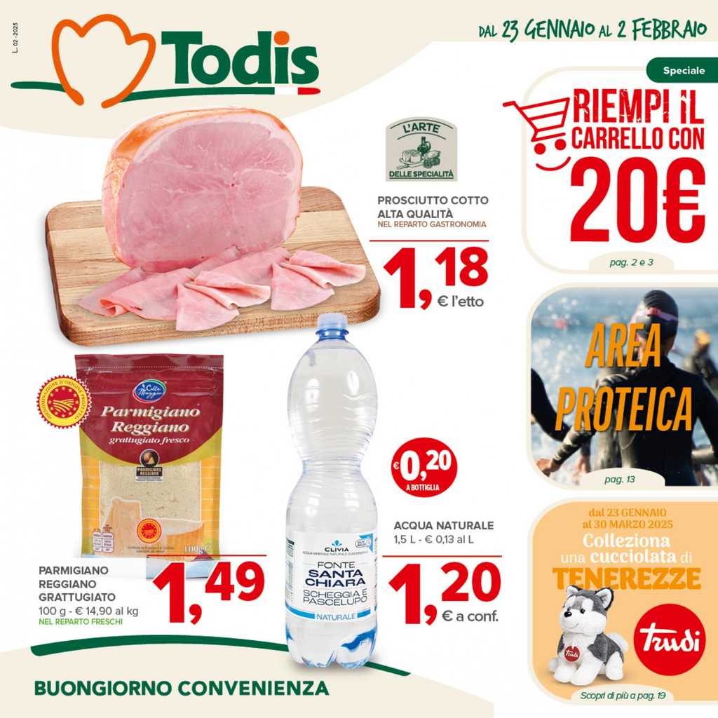 Volantino Todis dal 23 gennaio al 2 febbraio 2025