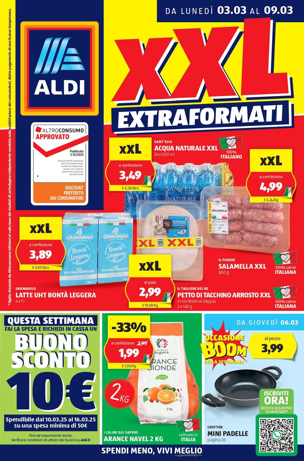 Volantino Aldi dal 3 al 9 marzo 2025