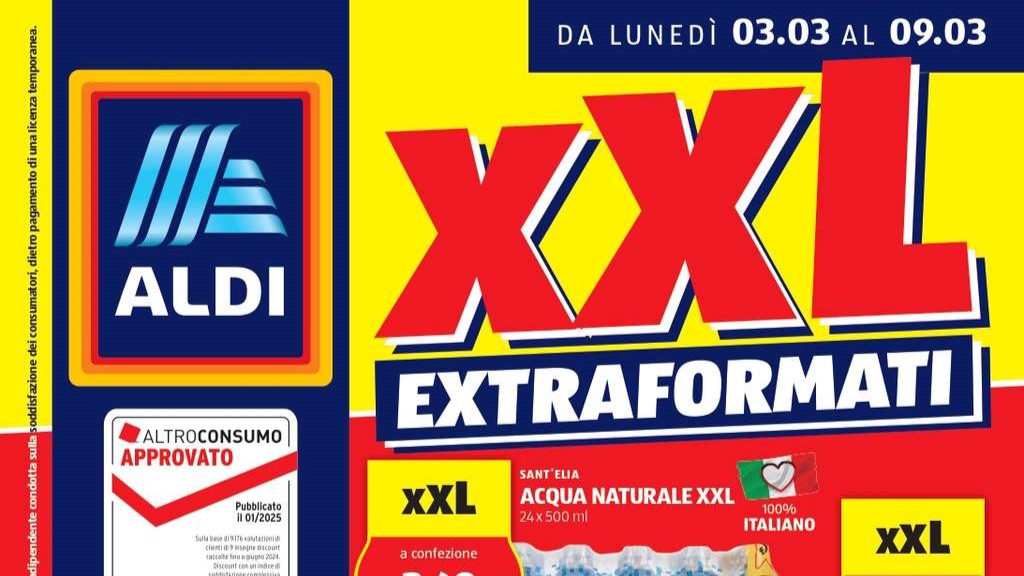 Volantino Aldi dal 3 al 9 marzo 2025