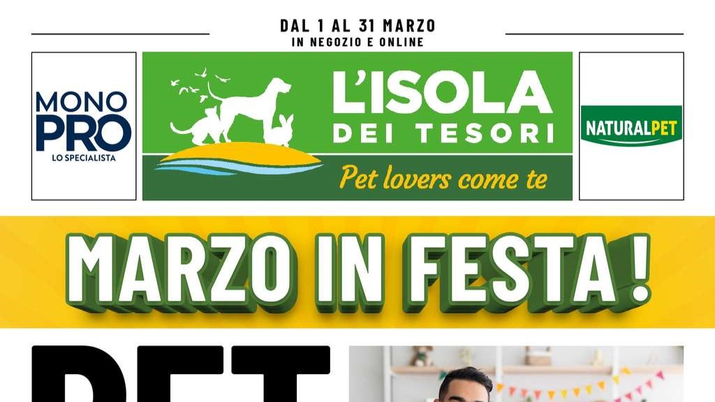 Volantino L’Isola dei Tesori dal 1 al 31 marzo 2025