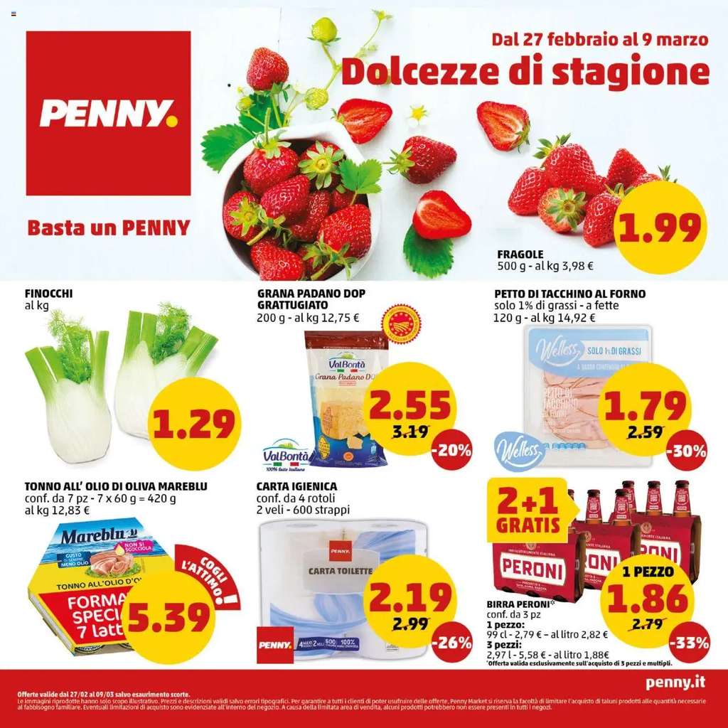 Volantino Penny dal 27 febbraio al 9 marzo 2025