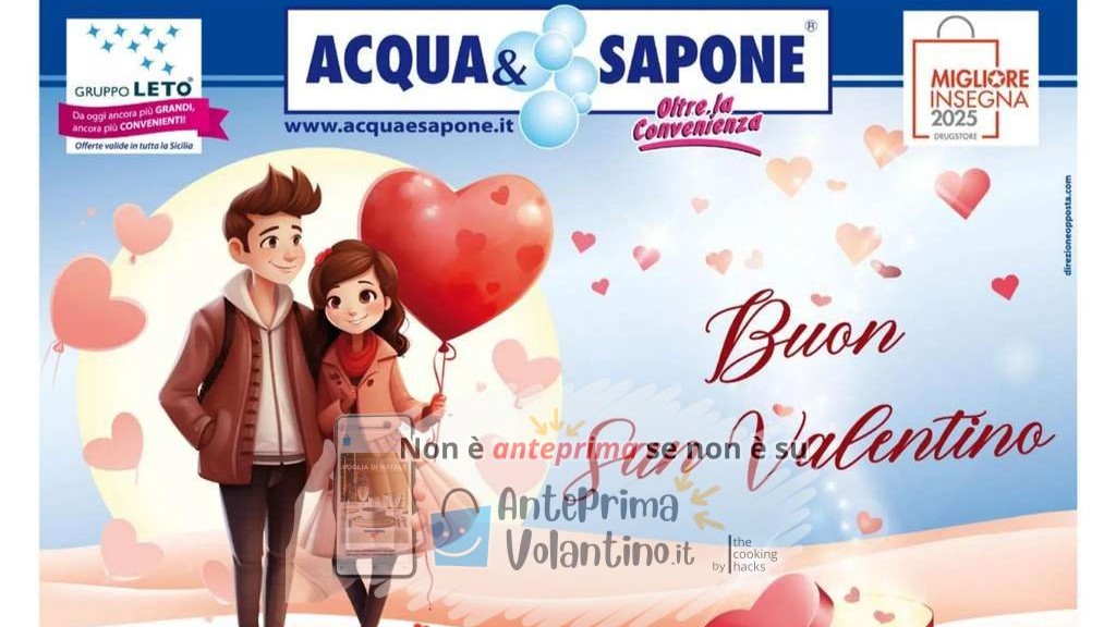 Volantino Acqua e Sapone Sicilia dal 10 al 23 febbraio 2025