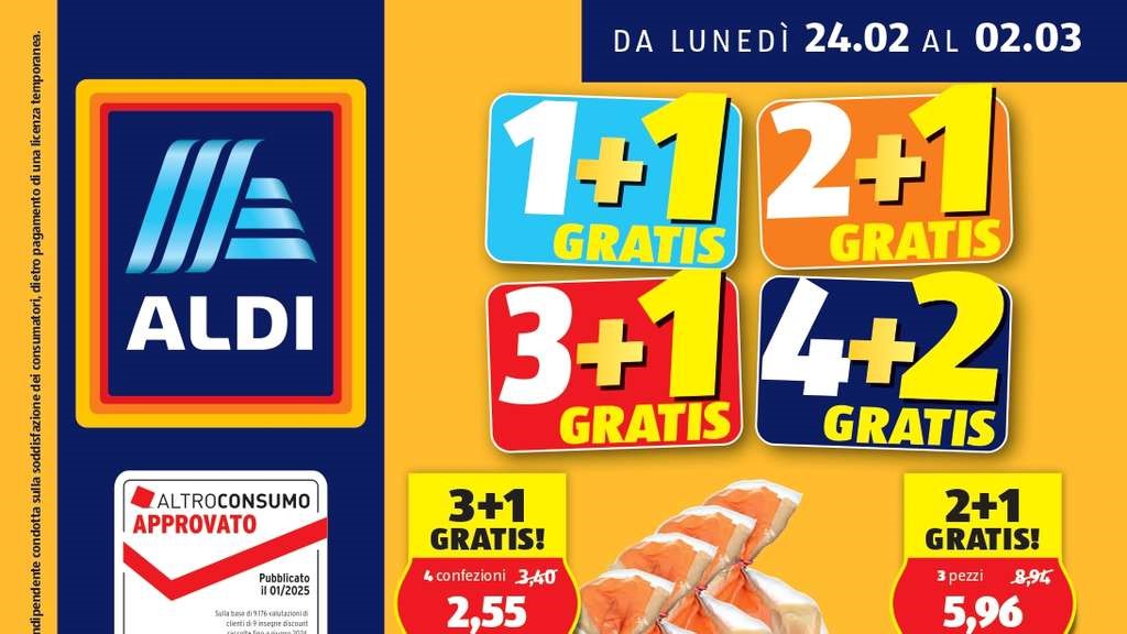 Volantino Aldi dal 24 febbraio al 2 marzo 2025