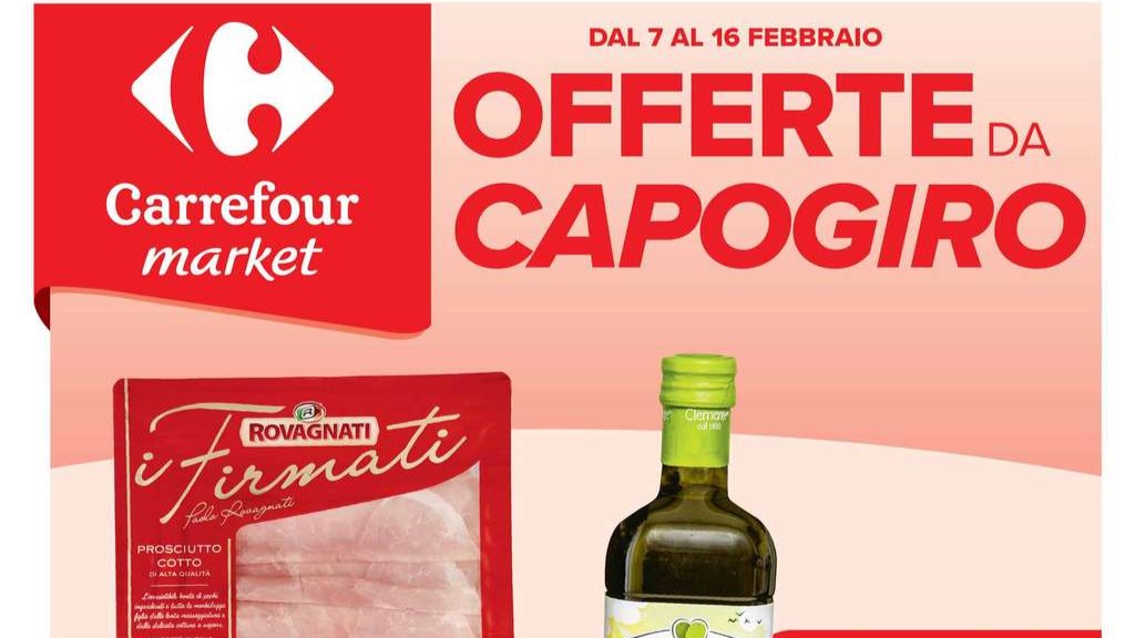 Volantino Carrefour Market dal 7 al 16 febbraio 2025