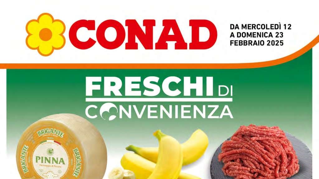 Volantino Conad Campania dal 12 al 23 febbraio 2025