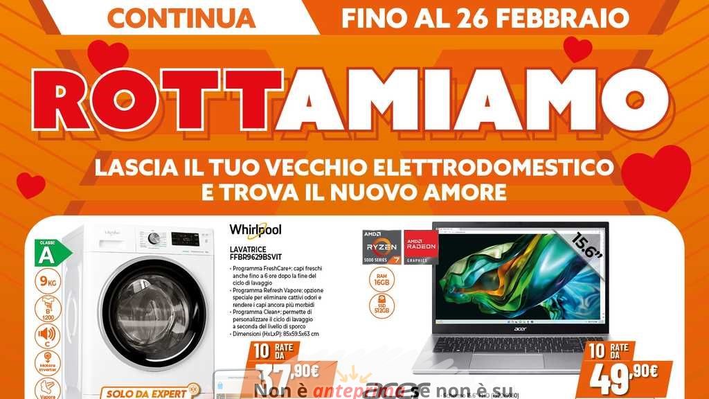 Volantino Expert dal 13 al 26 febbraio 2025