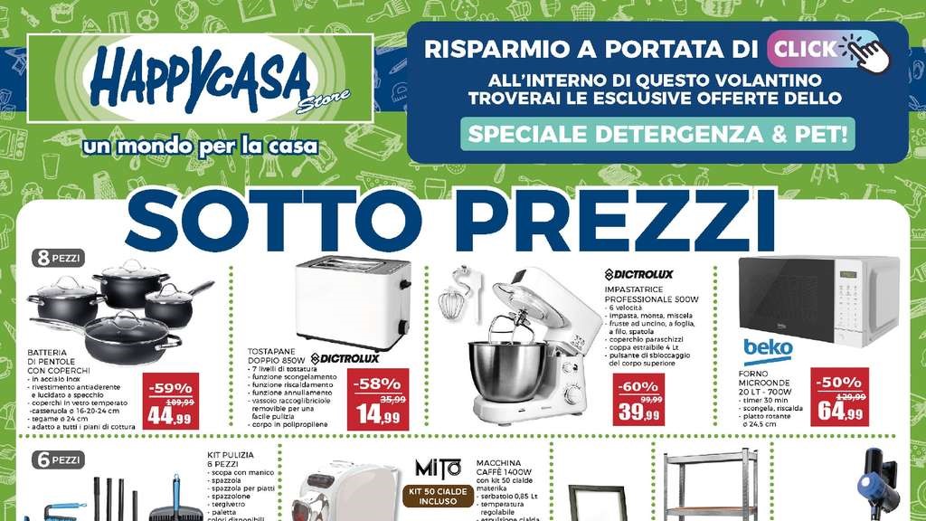 Volantino Happy Casa dal 12 al 26 febbraio 2025