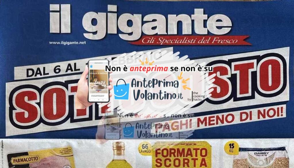Anteprima Volantino Il Gigante dal 6 al 15 febbraio 2025
