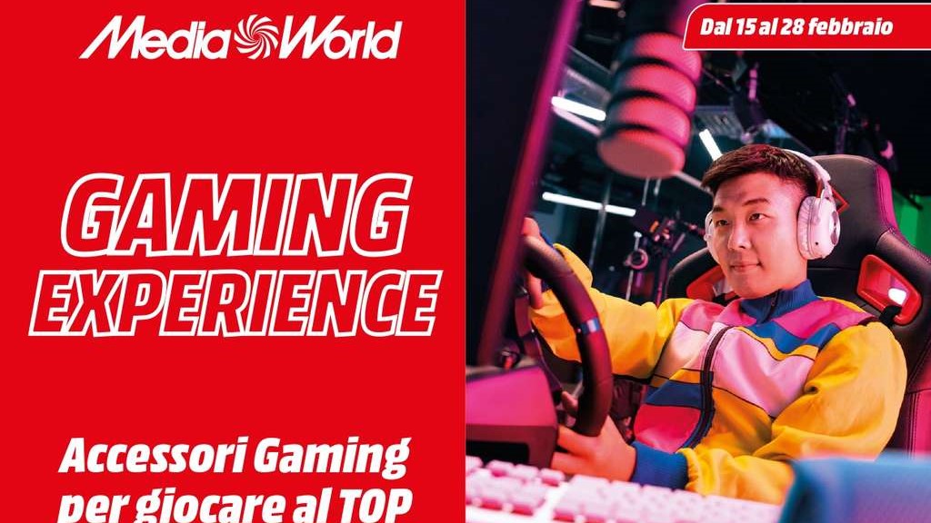 Volantino Mediaworld Speciale Accessori Gaming dal 15 al 28 febbraio 2025