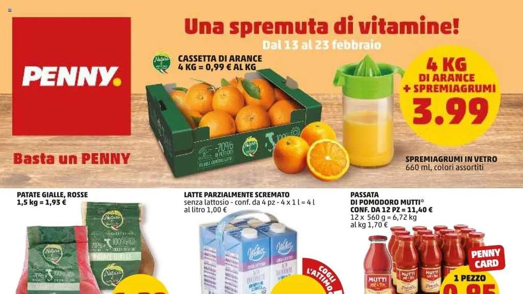 Volantino Penny dal 13 al 23 febbraio 2025
