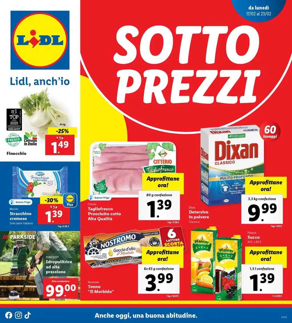 Volantino Lidl dal 17 al 23 febbraio 2025