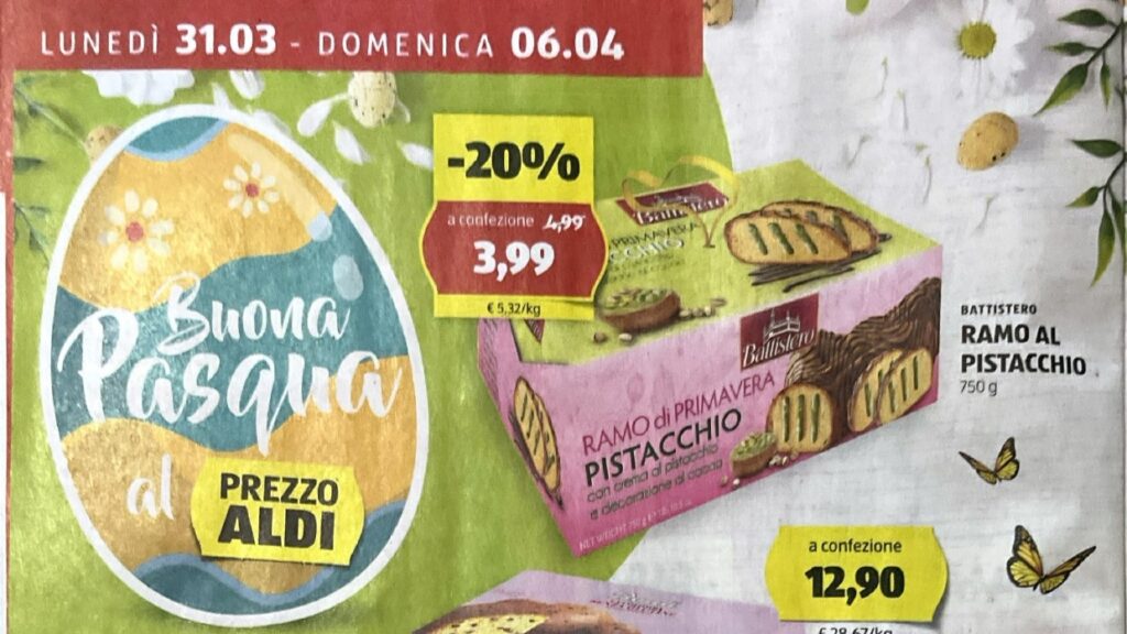 Ramo al pistacchio Battistero a 3,99 euro