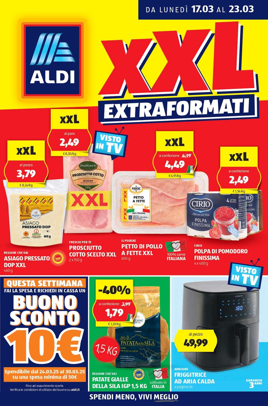 Volantino Aldi dal 17 al 23 marzo 2025