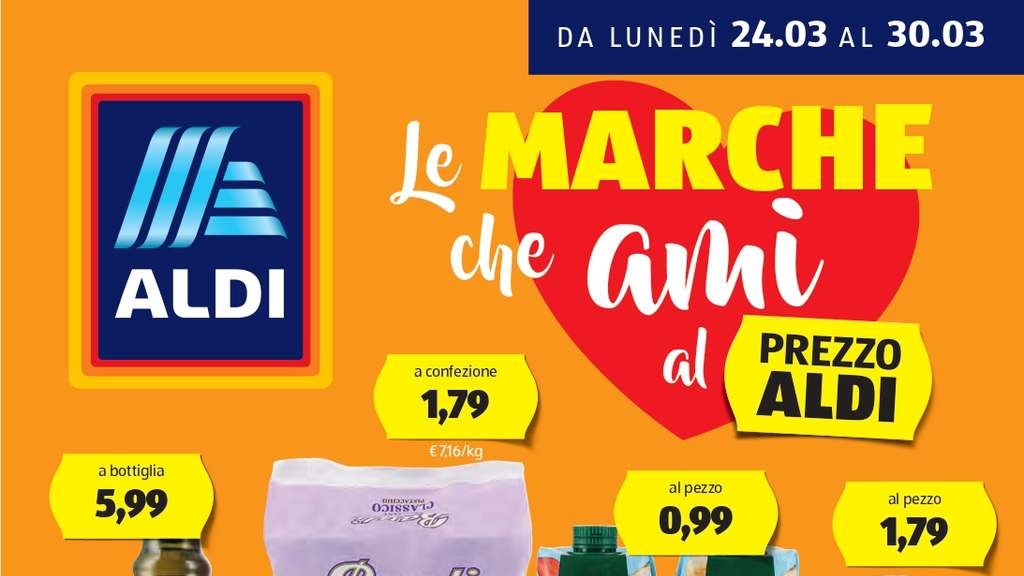 Offerte del Volantino Aldi dal 24 al 30 marzo 2025