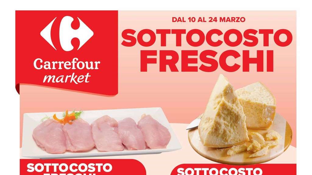 Volantino Carrefour Market dal 10 al 24 marzo 2025