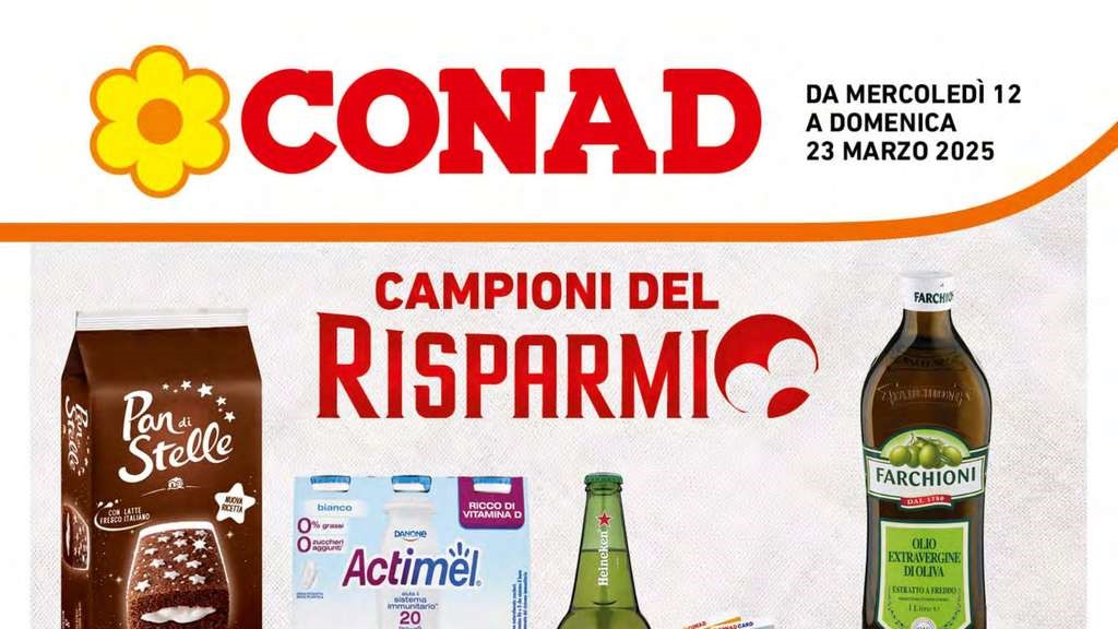 Volantino Conad Lazio dal 12 al 23 marzo 2025