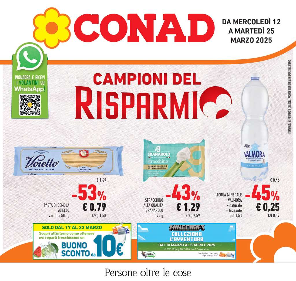 Volantino Conad Lombardia dal 12 al 25 marzo 2025