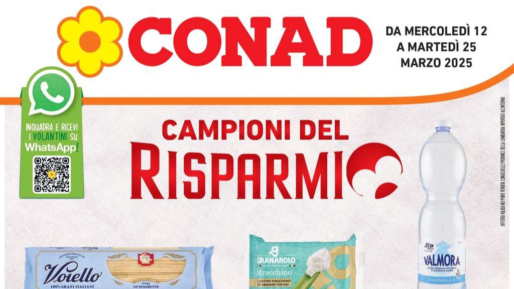 Volantino Conad Lombardia dal 12 al 25 marzo 2025
