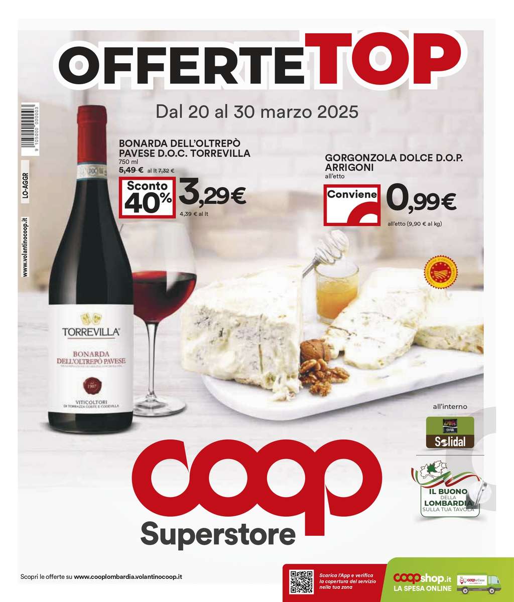 Volantino Coop dal 20 al 30 marzo 2025